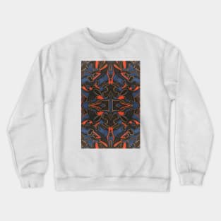 Inverse Aspect Pattern Crewneck Sweatshirt